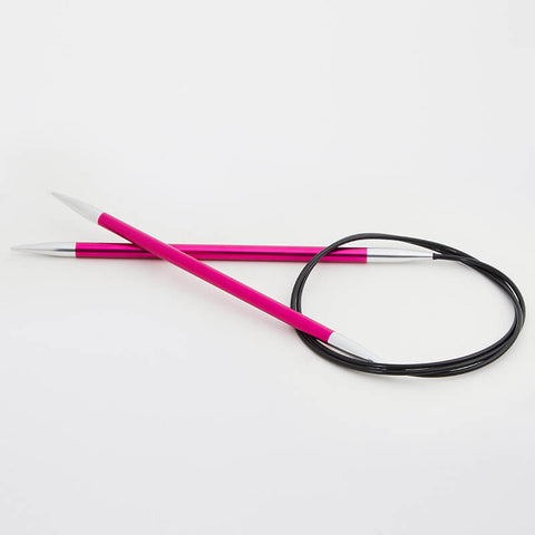 Zing 5mm/US8 fixed circular needle 32” length