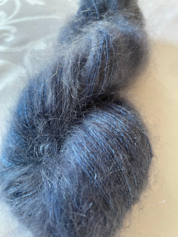Midnight mohair lace weight (50 grams)