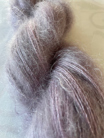 Lilac mohair lace weight (50 grams)