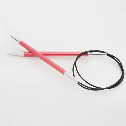 Zing 6.5mm/US10.5 fixed circular needle 32” length