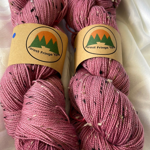 Wild rose fingering weight Donegal (100 grams)